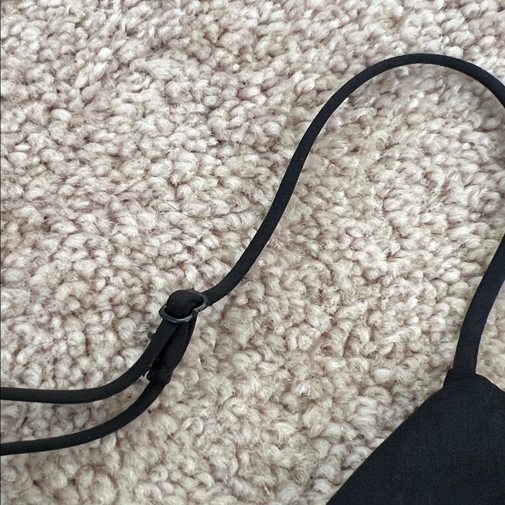 H&M black Cowl Neck Camisole Tank Top // size XS - Picture 3 of 3